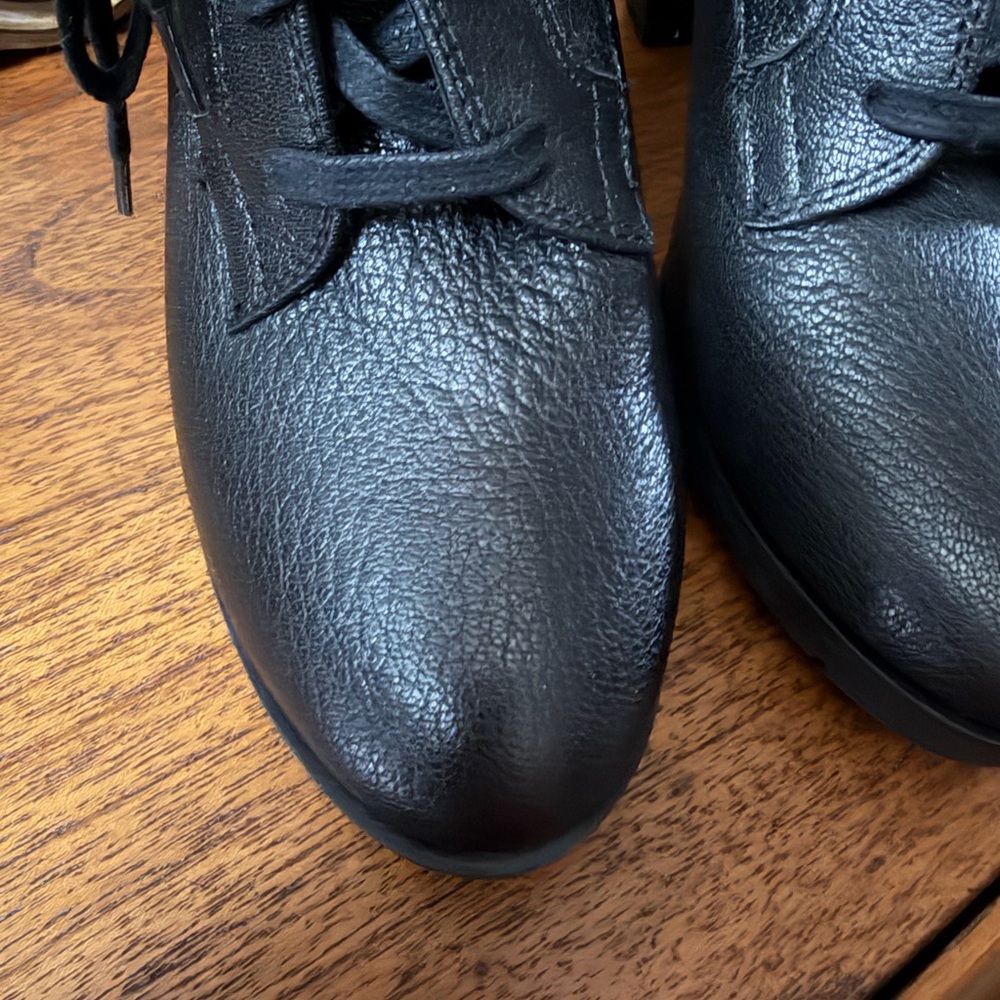 Corso Como Black Lace-Up Ankle Boots - Picture 6 of 15